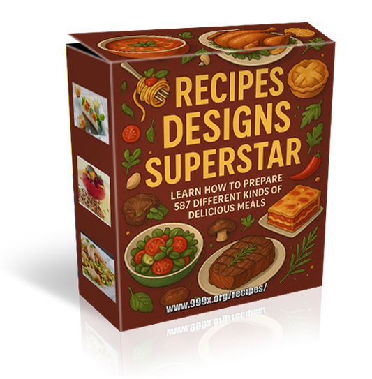 587 Delicious Recipes Design!