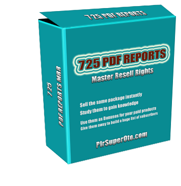 725 PDF Reports. MRR License