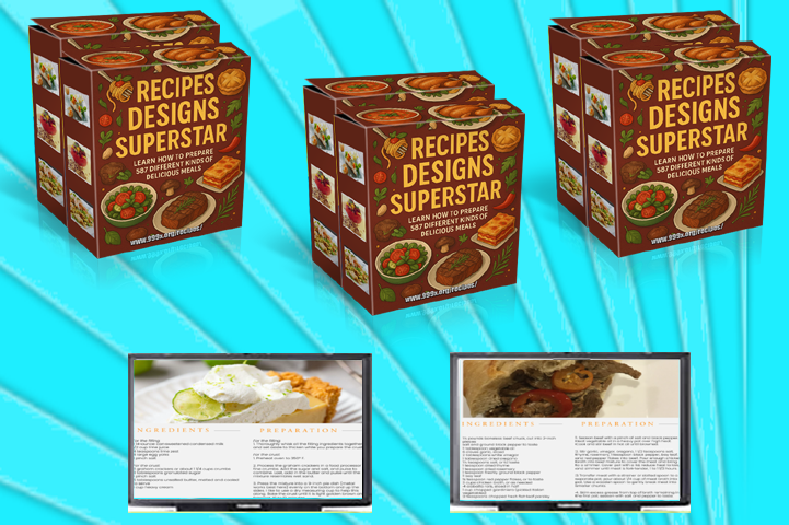 587 Delicious Recipes Design!