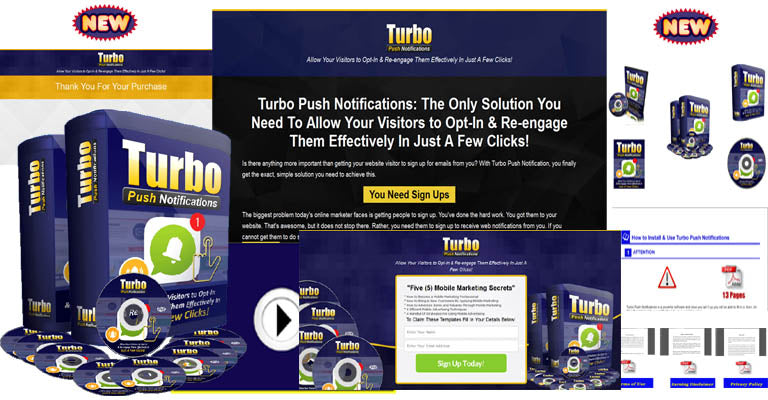 Turbo Push Notifications Software | Reseller Package